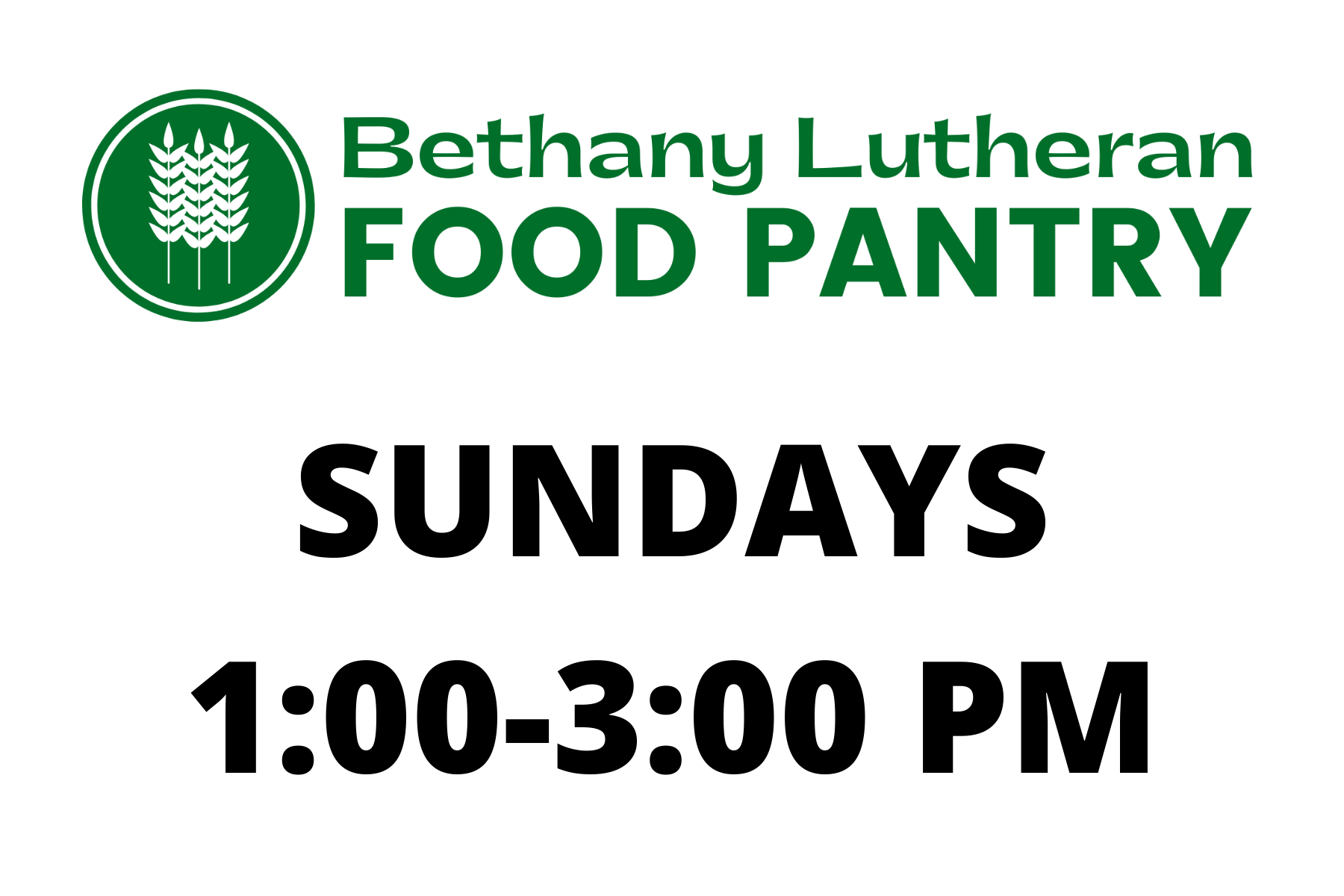 pantry hours